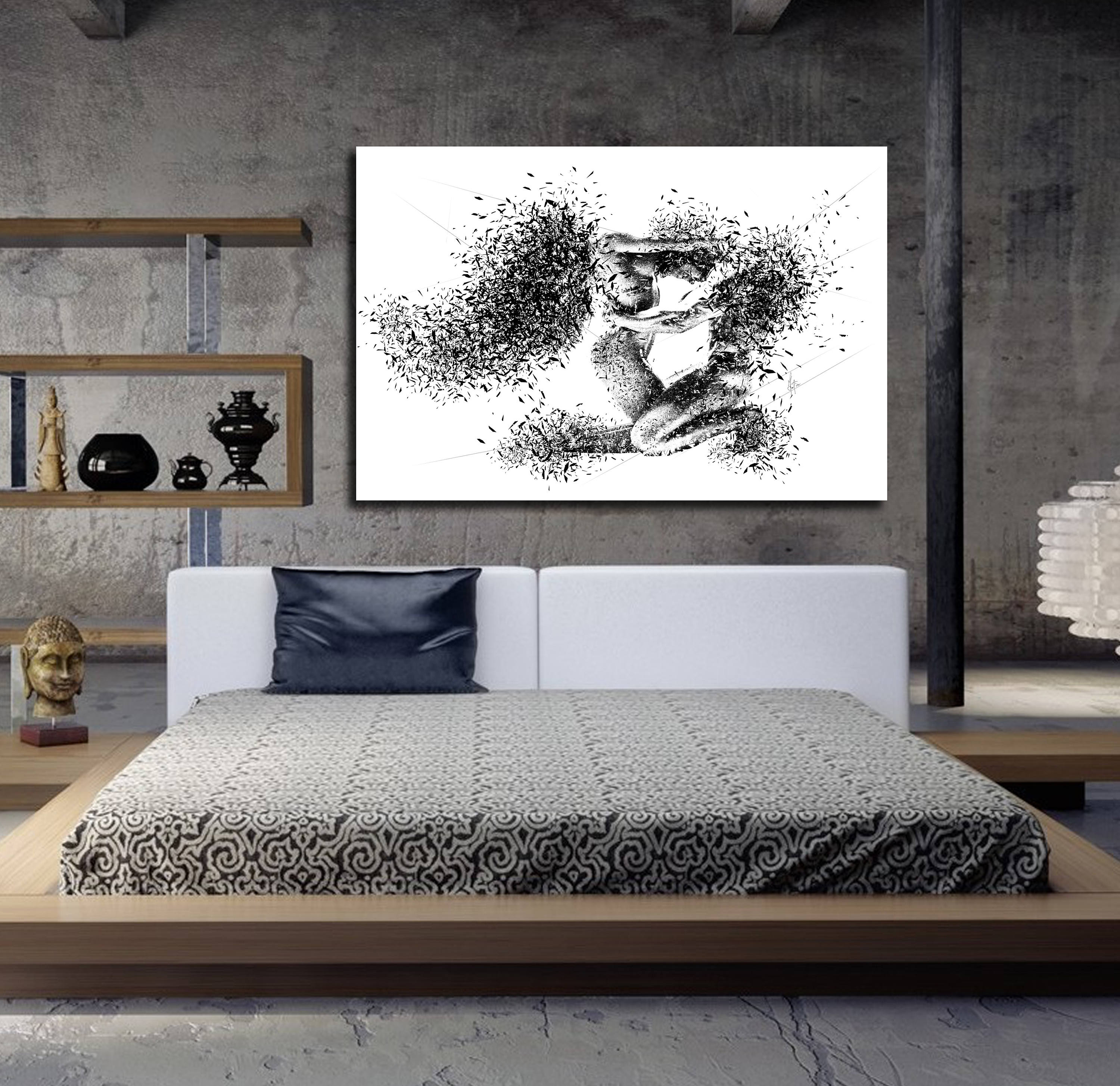 CANVAS ART His & Hers Bedroom Wall Art Abstract Art Canvas Etsy UK