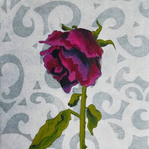 Withered #2 - Aquatinted Monoprint