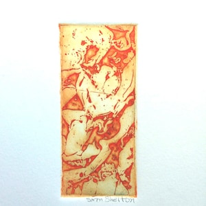 Test Strip #1 - Marbled - Etching