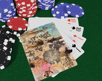 Eco Print Playing Cards