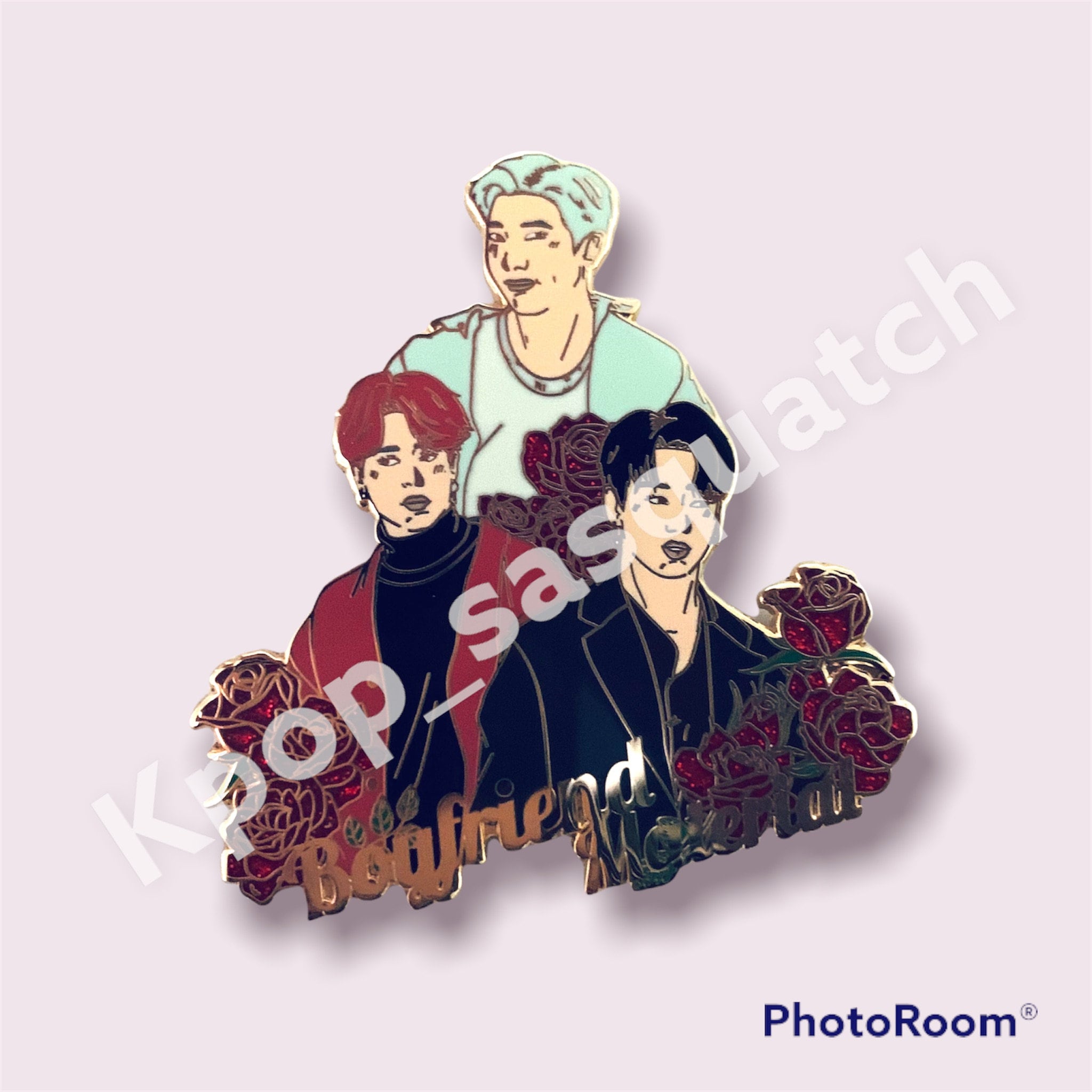 Boyfriend Material Enamel Pin - Etsy