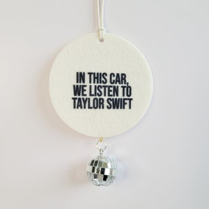 In This Car Taylor Swift Air Freshener - Etsy