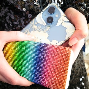 Bejeweled Rainbow Portable Phone Charger | iPhone Charger | Android Phone | Concert Event Essential