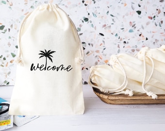 Palm Tree Oh Shit Kits for Bachelorette Party | Hangover Kits Bag | Bach and Boujee | Tulum Bach | Palm Springs | Charleston Bach | Miami