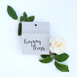 200 Happy Tears Tissues for Wedding Favors | Mother of the Bride Gift | For Wedding Welcome Bags and Your Ceremony