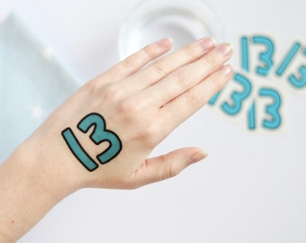 13 Temporary Tattoo for Taylor Swift Eras Tour, Swiftie Merch, TS Concert Outfit Accessories Inspo, Hand Tattoo