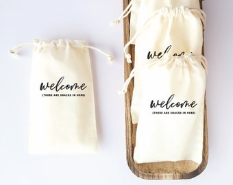 Welcome Bags for Wedding | Hotel Wedding Bags | Fun Wedding Favors | Destination Wedding | Wedding Gift Bag | Minimalist | Eco Friendly