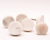 Pastel Country Set of 12 Premium Marble Cabinet Drawer Dresser Knobs Pulls