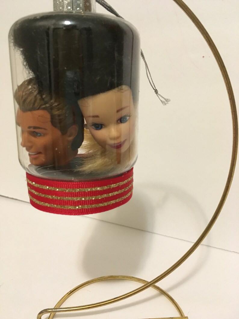 Creepy Christmas Barbie Ken Doll Ornament Doll Heads - Etsy