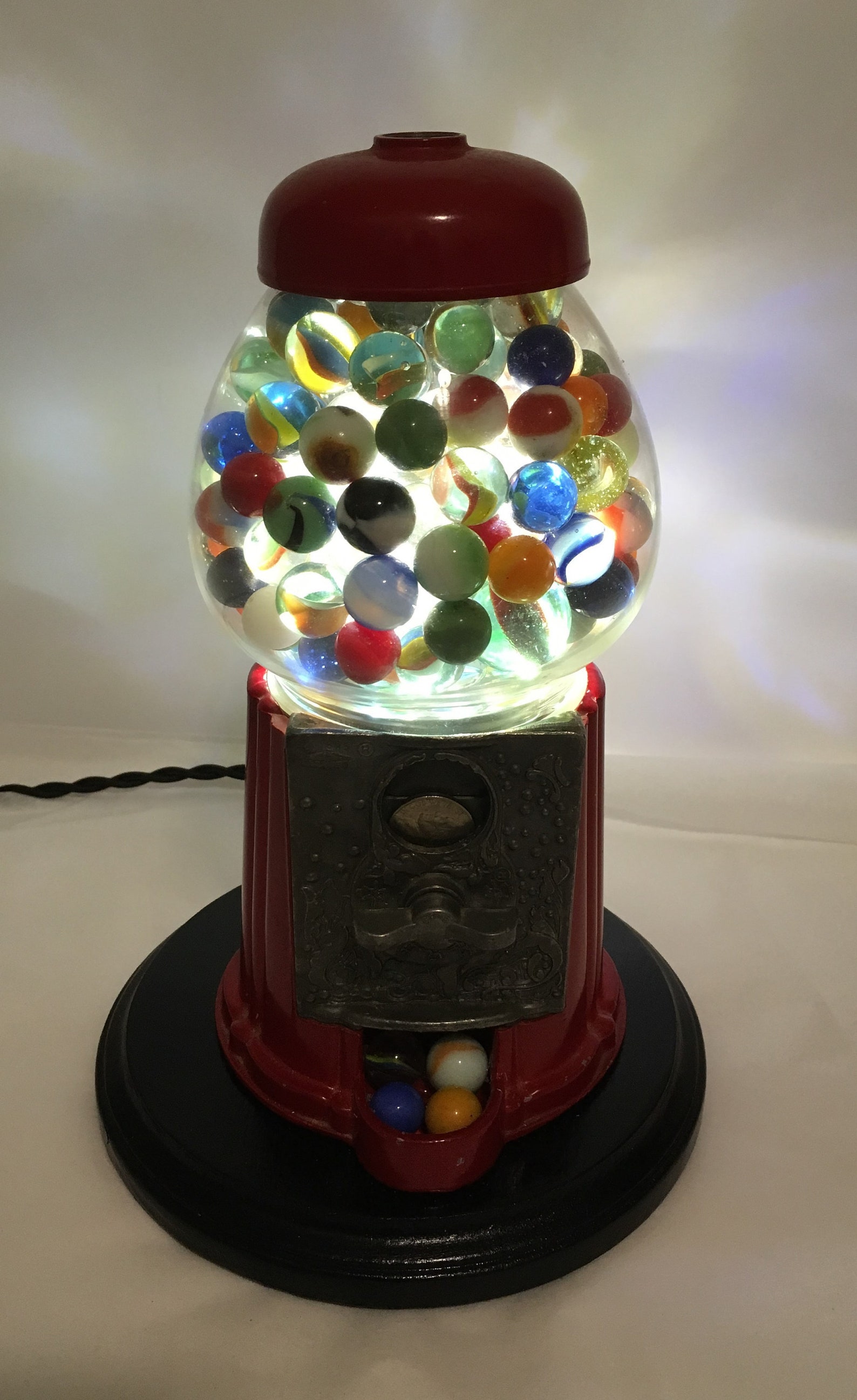 Gum Ball Machine Nightlight Lamp Vintage Gumball Night Light Etsy