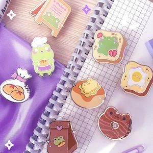 Froggy Bäckerei Hard Enamel Pin Sammlung