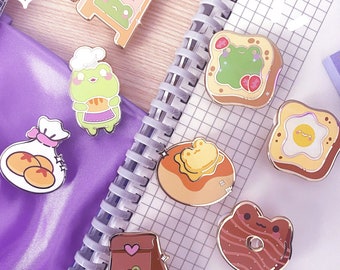 Froggy Bakery Hard Enamel Pin Collection
