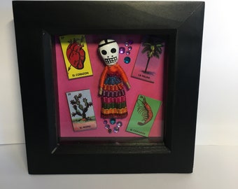 mexican loteria box frame