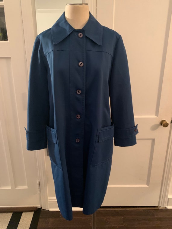 Blue overcoat/trench coat