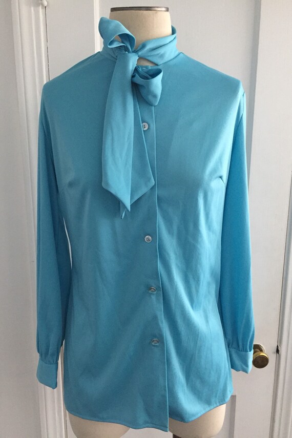 1970's secretary blouse