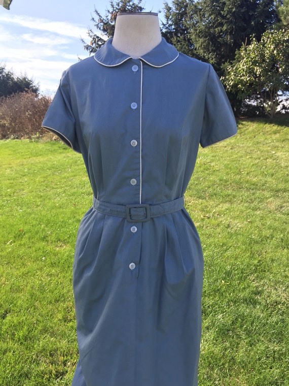 Bonwit Teller light blue 50’s style dress.