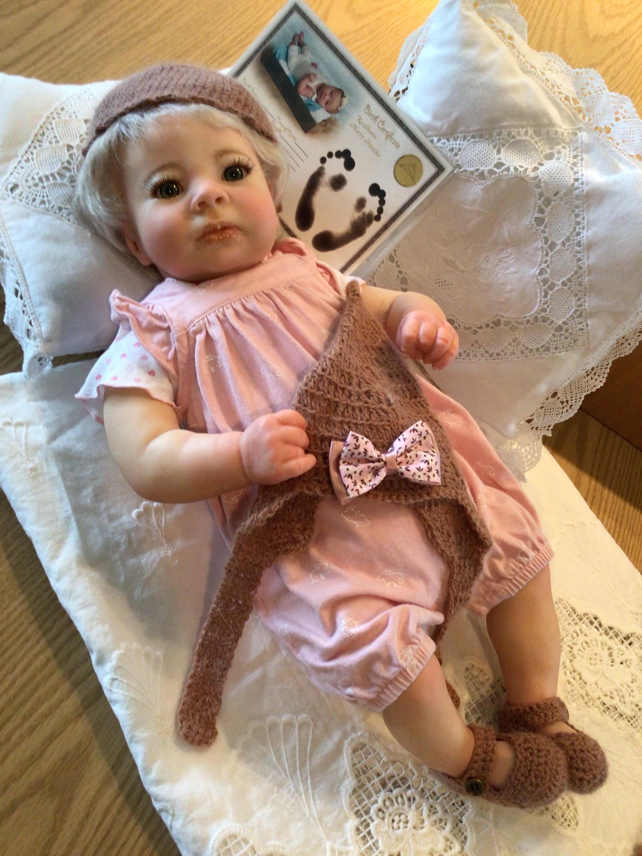 Cute Reborn Realborn MARY AWAKE 21”5lbs, Full Limbs,beautiful Baby