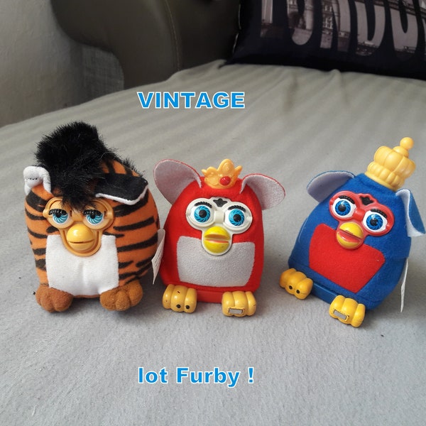 LOT 3 Furby * vintage années 2000-2001