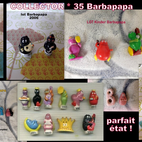 Lot collector * 35 Barbapapa 2004 à 2010
