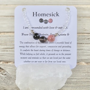 Homesick Bracelet | Moving Away Gift | Moving Abroad Gift | Homesick Gifts | Study Abroad