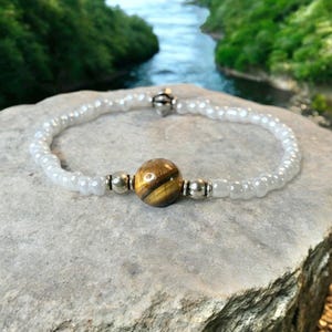 Tiger Eye Bracelet for Bravery, Confidence, & Protection