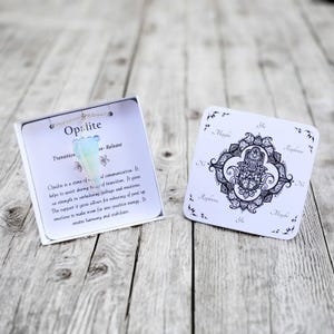 Opalite Pendulum Kit: Divination Board & Instructions - Spiritual Guidance