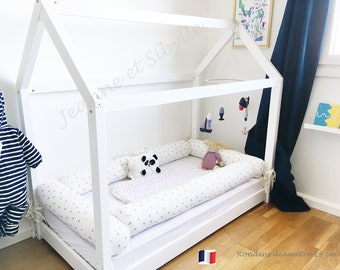 Linge De Lit Bebe Boudins De Lit Cabane Sur Door Jeanneetsibylle