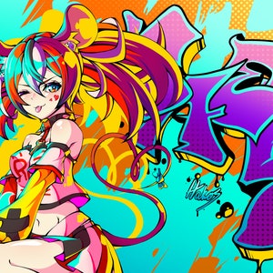 Hololive Baelz Hakos A3, A4 and A5 Prints