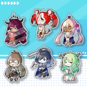 Hololive EN Chibi Gen 2 5cm (2 inches) Acrylic Charms