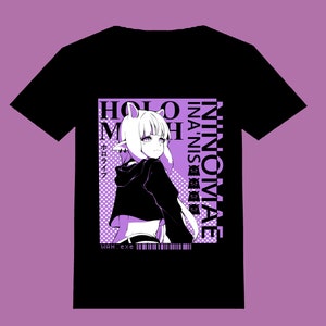 Camiseta gráfica Ina da Hololive