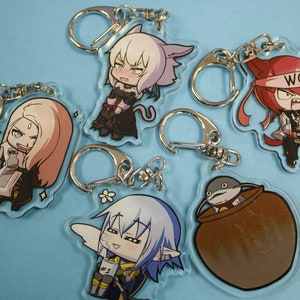 Final Fantasy 14 5cm (2 inches) Acrylic Charms