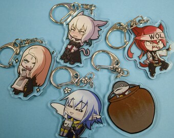 Final Fantasy 14 5cm (2 inches) Acrylic Charms
