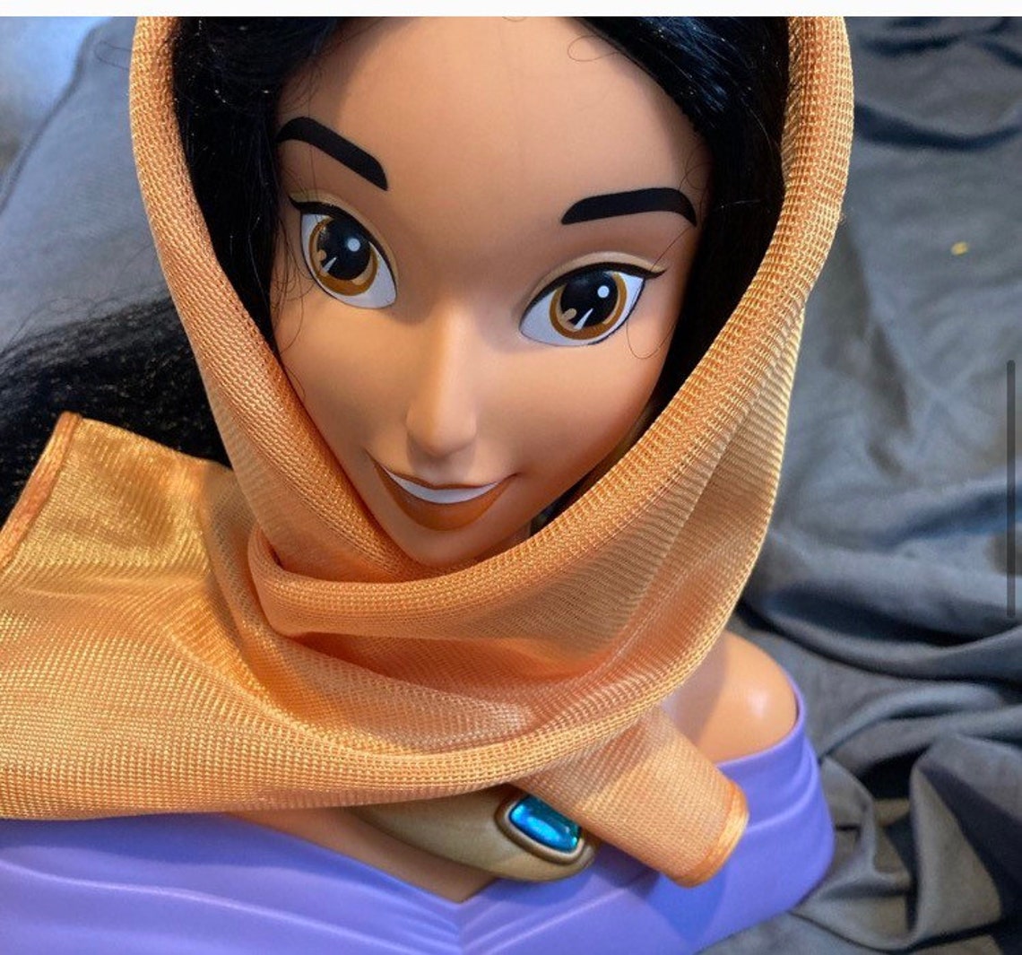 Rare princess jasmine styling doll Etsy