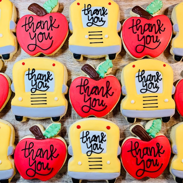 Teacher/Bus Driver Cookies