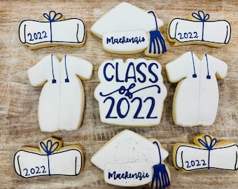 Personalized Graduation Cookies