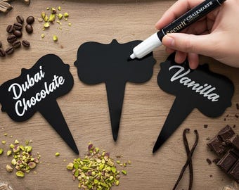 Etiquetas para helados, etiquetas adhesivas para helados, exhibidores de helados