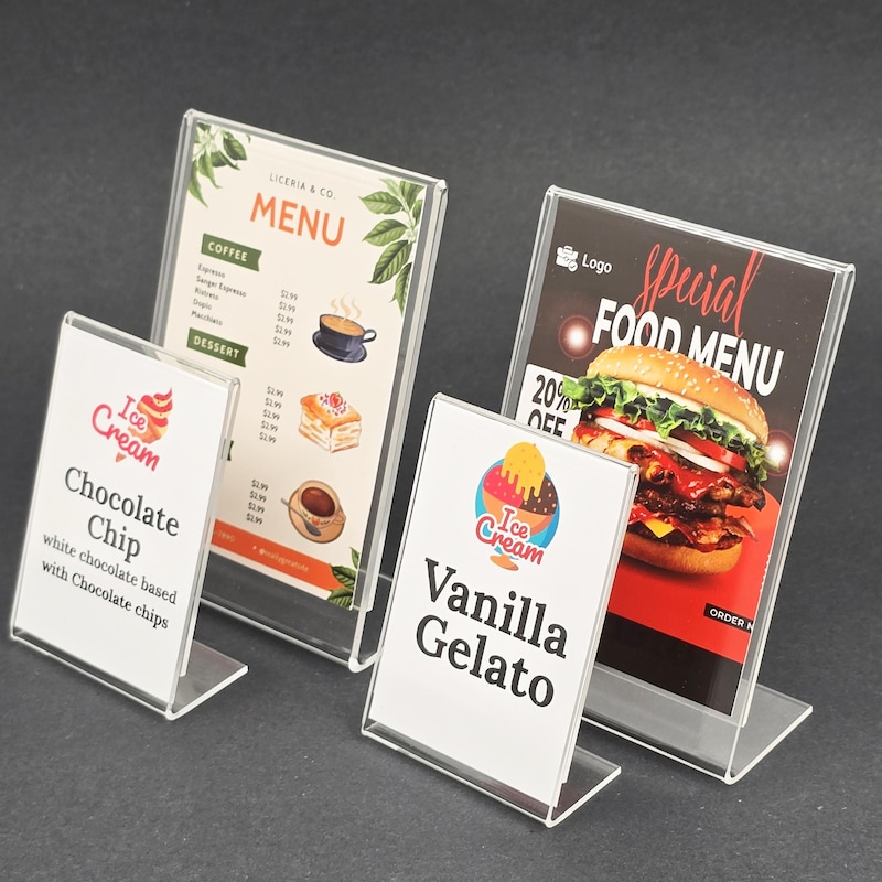 Acrylic Label Stands - Etsy New Zealand