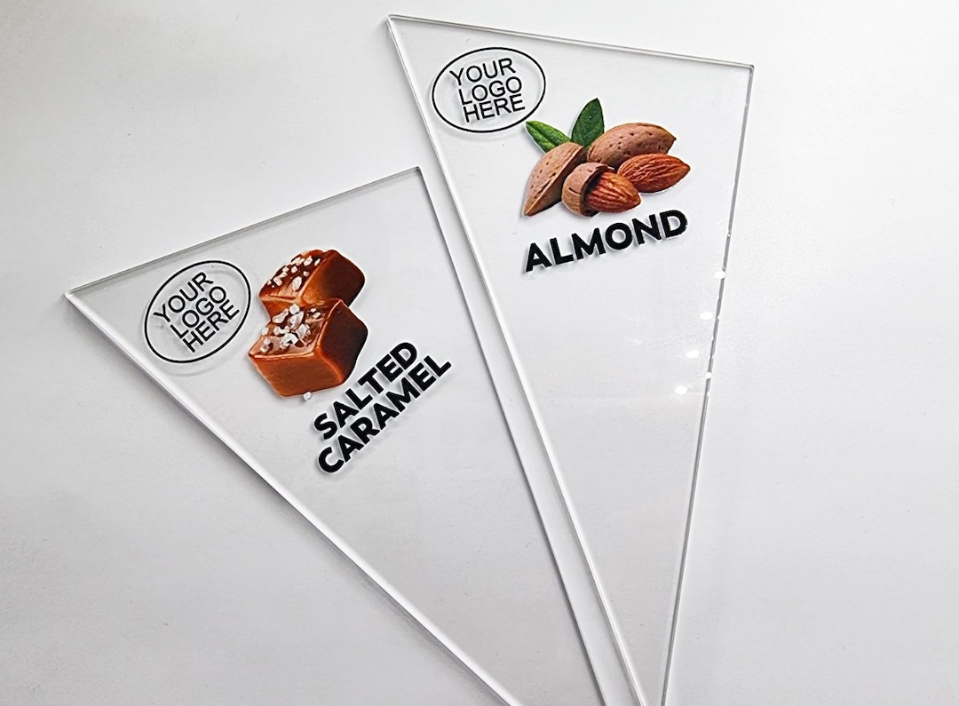 12 Pcs Gelato Flavor Markers, Ice Cream Labels, Flavor Tags, Gelato