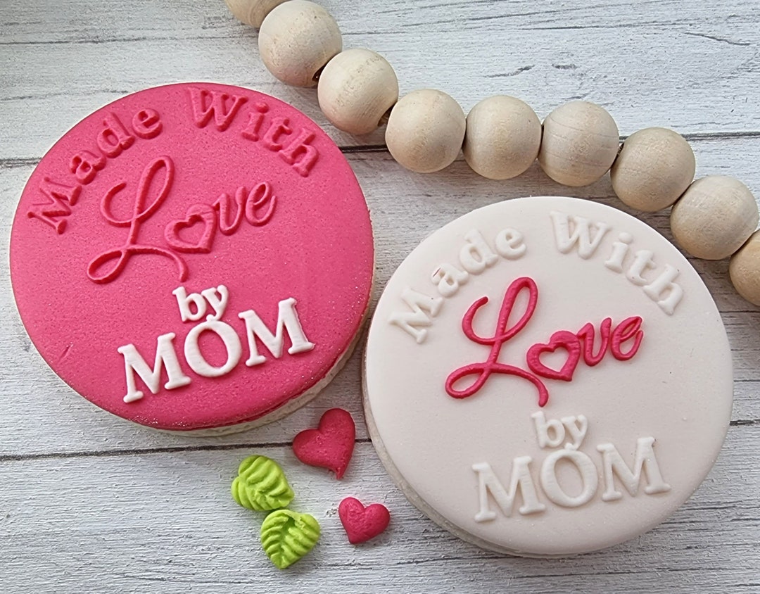 Custom Embosser Fondant Stamp Mothers Day Acrylic Embosser Etsy