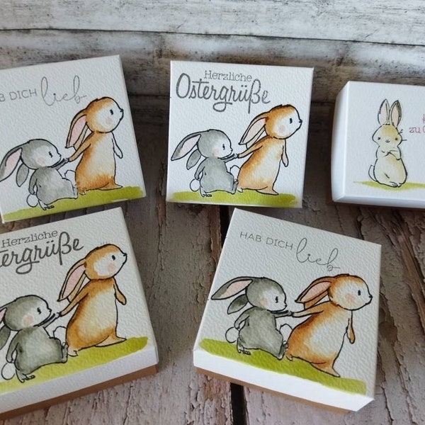 Easter boxes, small boxes for Easter little things 6/7x7x3.5 cm