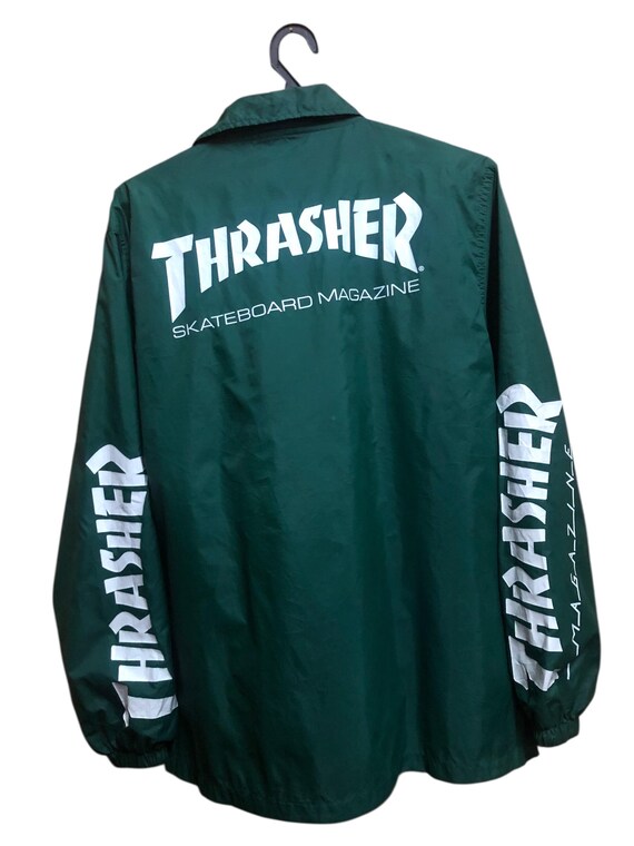 Thrasher Magazine Skateboard Big Logo Windbreaker