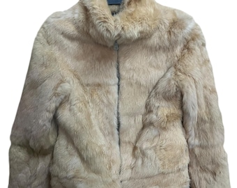 Miss Heart Rabbit Fur Jacket