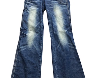 Red Pepper Jeans Japanese Low Rise Skinny Denim Embroidered