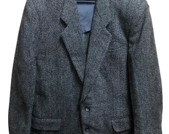 Vintage Comme Des Garcons Blue Striped Coat Blazer Small Comme Des