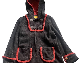 Betty Blue Shinji Abe Wool Blend Hooded Jacket