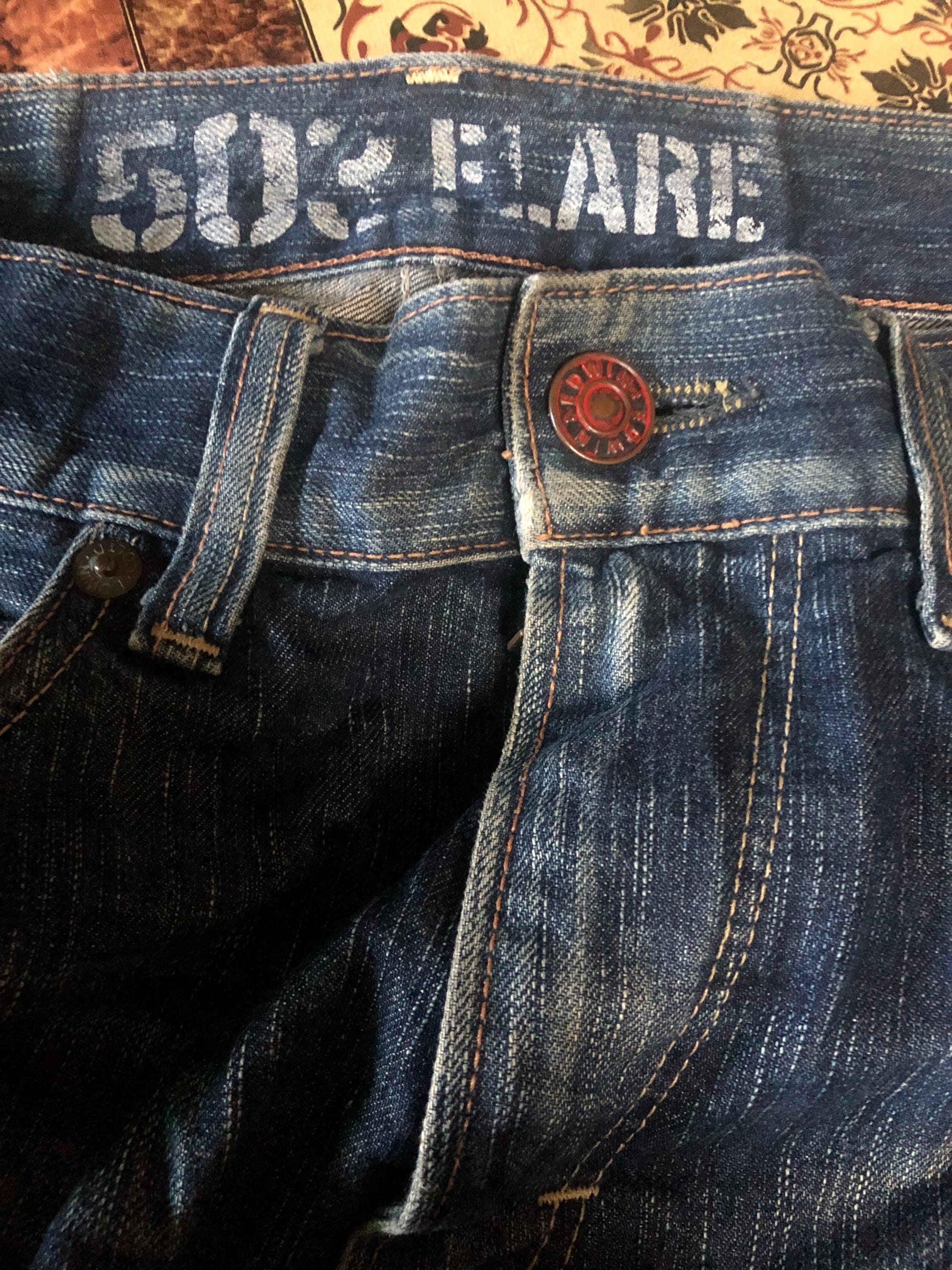 Edwin 503 Flare Denim Pants - Etsy Israel