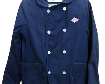 ビンテージ　フレンチワーク ダブルブレストジャケット コックジャケット デッドストック ヴィンテージ 古着 フレンチワーク コック