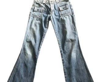 Ediconsiouns Jeans Bell Bottom Flare Denim Pants