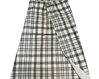 Archive ad1998 tricot Comme des Garcons Wool midi skirt