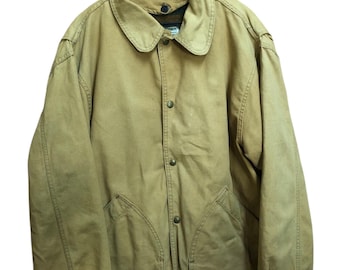 Vintage LL Bean Chore Work Wear Blanket Jacket